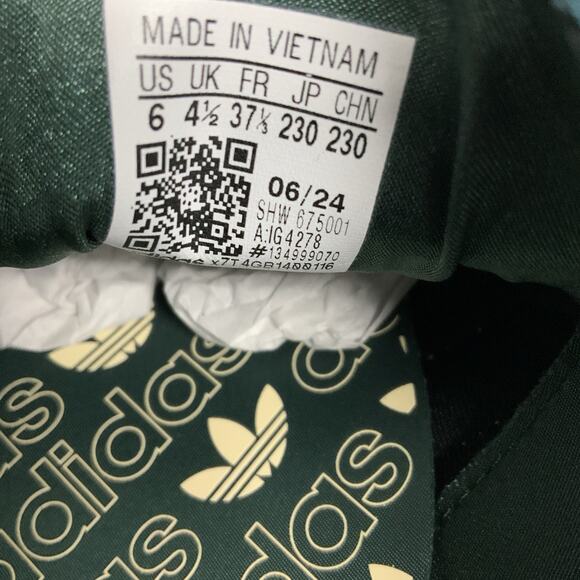Adidas Japan Mineral Green Crystal Sand IG4278 Size 6 Women Low Top Sneaker Rare - Picture 8 of 9
